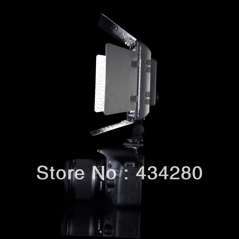 Светодиодная лампа для видеосъемки Yongnuo YN300 300 шт. светодиодный студийный видео свет для цифровой зеркальной камеры Canon Nikon Pentax Contax Olympus Камера DV Camcorder DSLR 5500 K