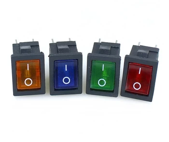 

1PCS KCD1 Rocker Switch Power Switch 4Pin On-Off 6A/10A 250V/125V AC Red Yellow Green Blue black Button Switch