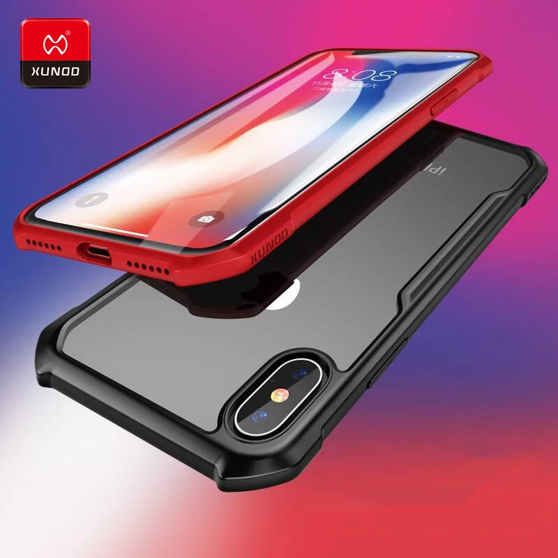 

Luxury Airbags Shockproof Armor Rugged Phone Case For iPhone X XS Max XR With Airbags Silicone 360 Full Protective Cases Cover