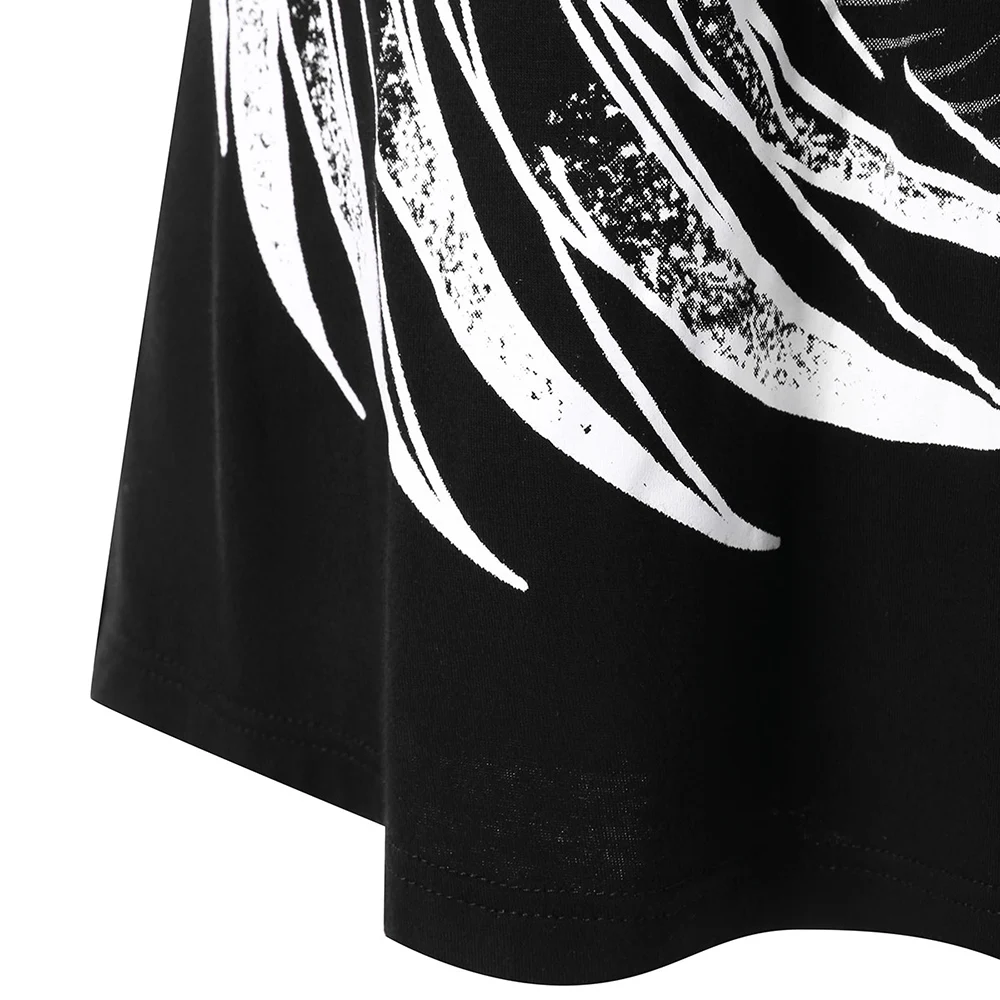 VESTLINDA Plus Size 5XL Summer Women Cami Spaghetti Strap Print Graphic Top Chains Embellished Strappy Tank Top Big Size Clothes 11