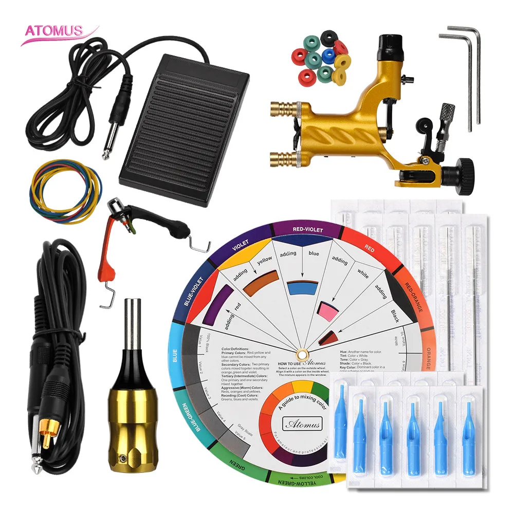 

Rotary Tattoo Machine Kit Tatuador Tatoo Complet Professionnelle Kit Tatuagem Rotary Professional Tattoo Machine Tato Makeup Set