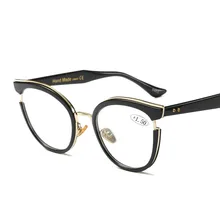 Дизайн женские Стильные качественные очки для чтения модные круглые очки для пресбиопии с полной оправой для женщин oculos de leitura