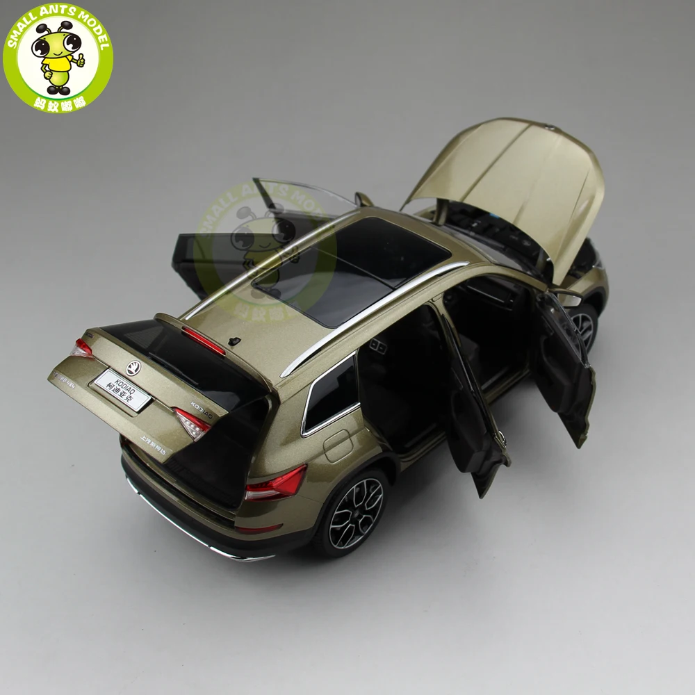 1/18 Skoda KODIAQ SUV литая модель металлическая модель автомобиля SUV Подарочная коллекция хобби золото