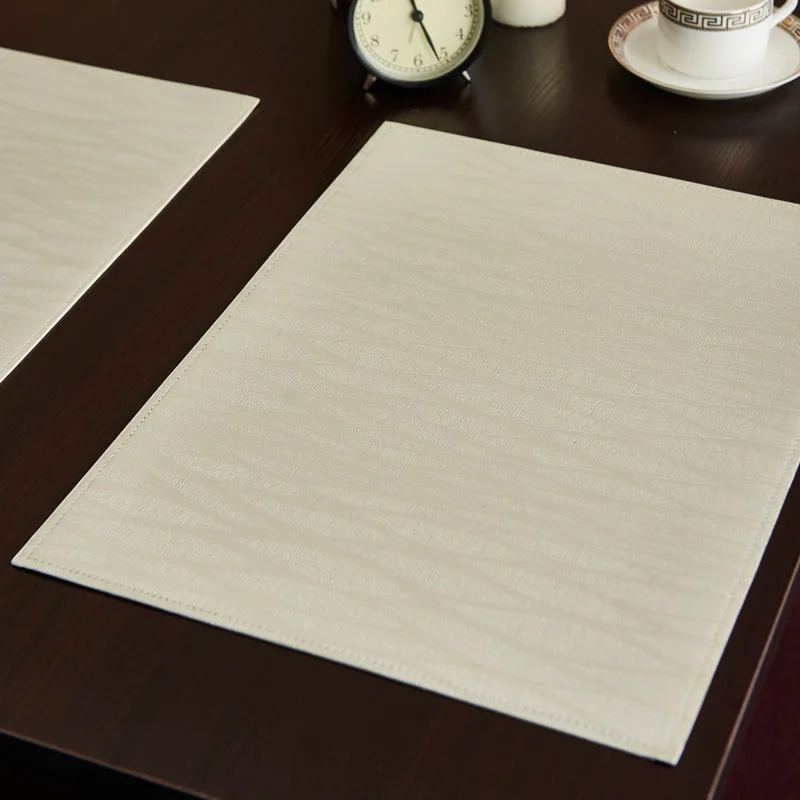 

Hot sale HARTING High end placemat Water proof European PU leather placemat insulating matcoaster