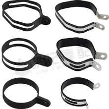 universal stainless steel scooter exhaust fixed motorcycle exhaust motorcycle Embrace hoop free shipping