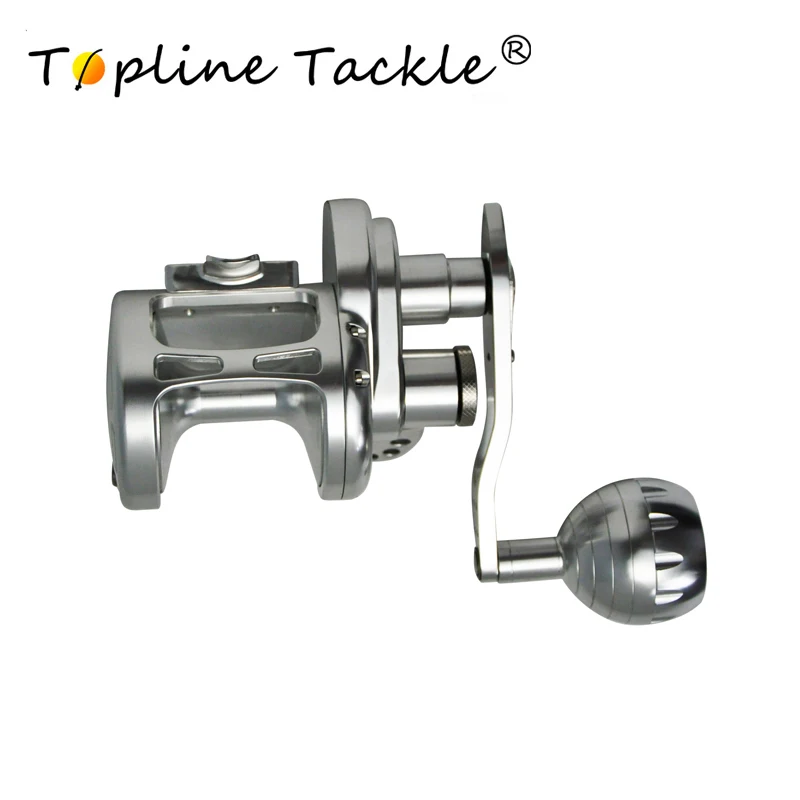 Salgada do Carretel de Jigging Feito à Máquina Carretel de Punho Cnc de Alumínio do Carretel de Corrico de Água Lento 25-30kg Ta300 Direito Carretéis 2020 10 W-30 w Mod. 1230755