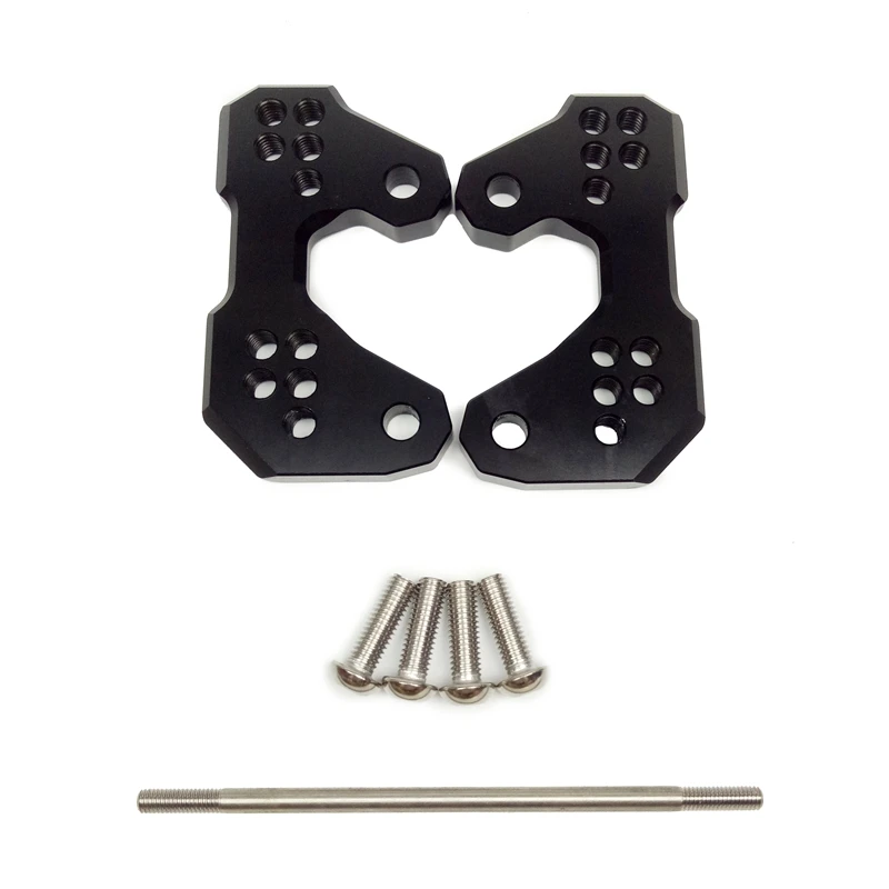 For Yamaha YZF R3 R25 MT-03 2014 2015 2016 Motorcycle Rearset Rear set Replacement Base Mounting Bracket Plate CNC-machined (4)