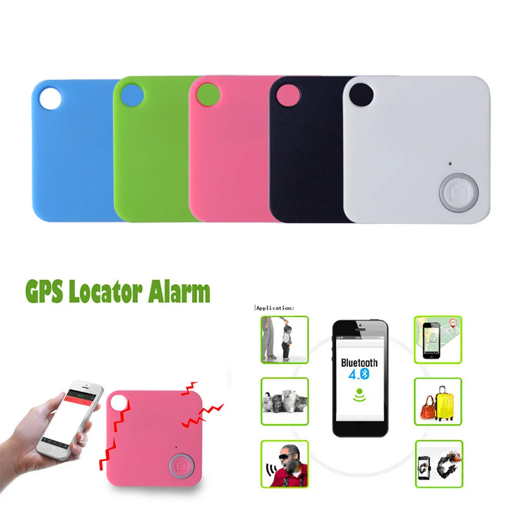 

Mini Fashion Bluetooth 4.0 Tracker GPS Locator Tag Alarm Wallet Key Pet Dog Tracker Anti-lost Pocket Size Smart Tracker #35