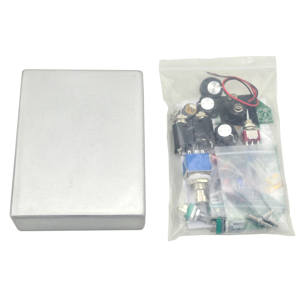 DIY Overdrive pedal All Kit With 1590BB Diecast Aluminum Enclosure Box
