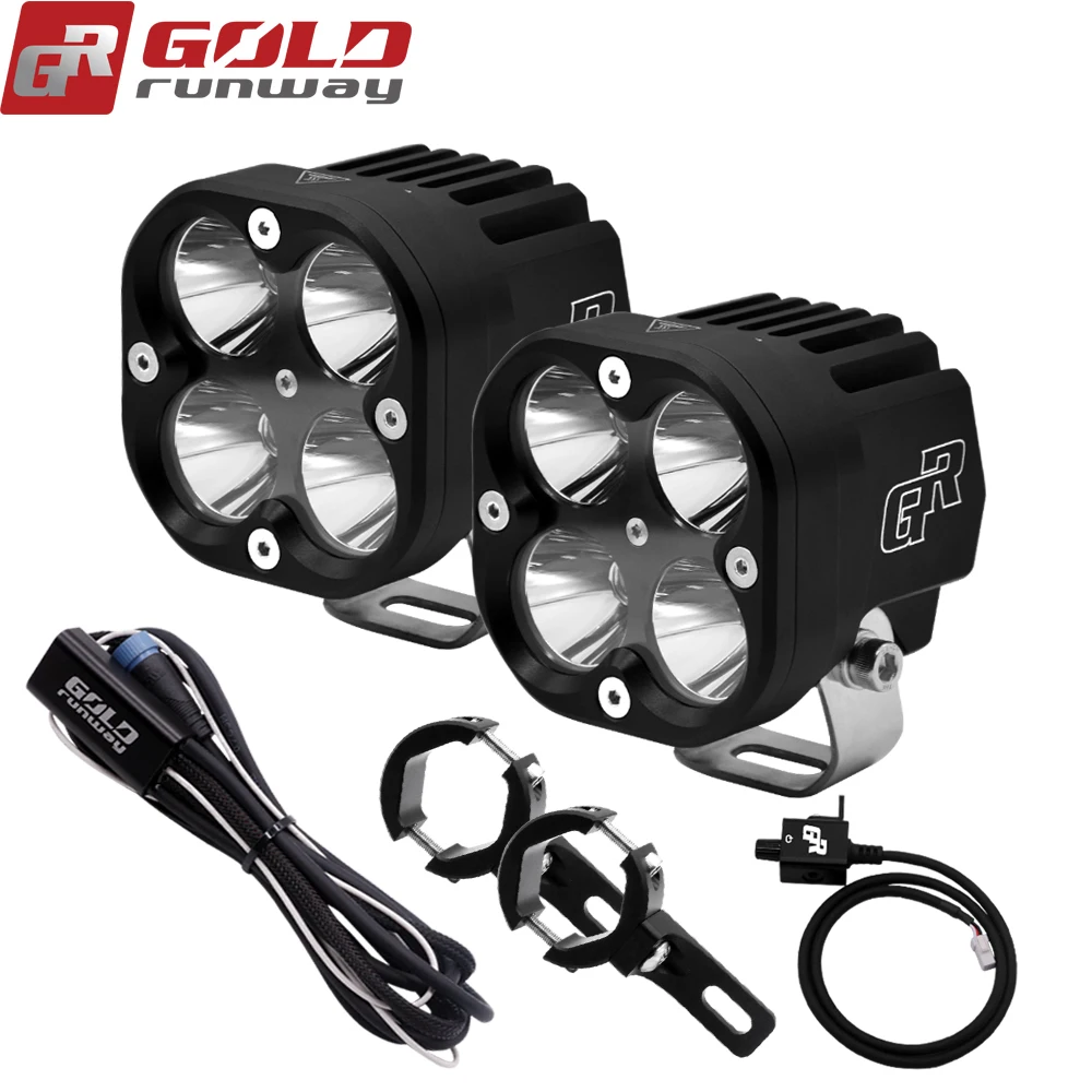 Goldrunway дизайн 40X мотоциклетный головной светильник 4200LM 40W 12V Spot U3/XPL светодиодный