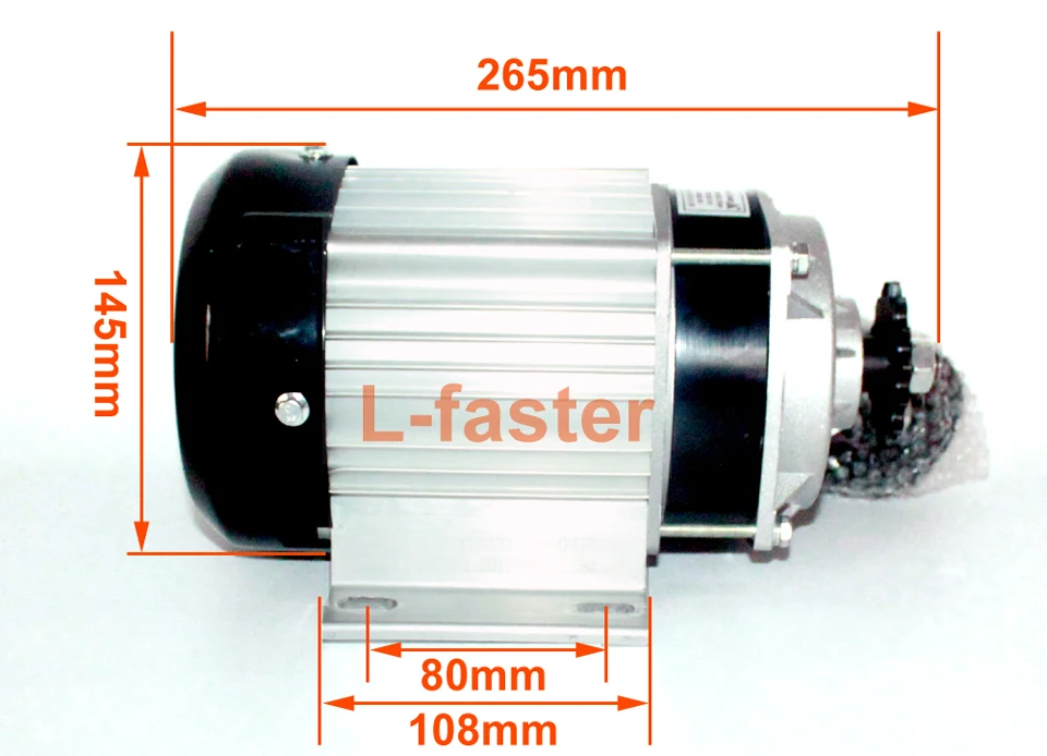 Best 48V 750W High Quality BLDC Motor Electric Scooter Bike Tricycle Gear Motor Electric Rickshaw Brushless Motor E-tricycle Motor 4