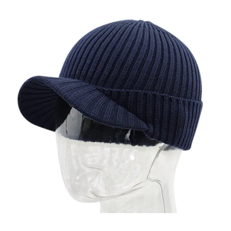 C17803 стильные зимние шапки удобные, акриловая вязаная шапка в полоску