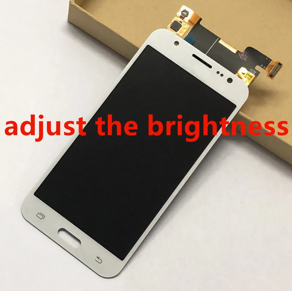 Отрегулируйте белый для Samsung Galaxy J5 2015 j500 J500H J500FN J500F J500M ЖК-дисплей панель экран +