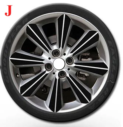 SUNFADA углеродное волокно колеса наклейки втулки украшения для MINI COOPER Countryman R55 R56 R57