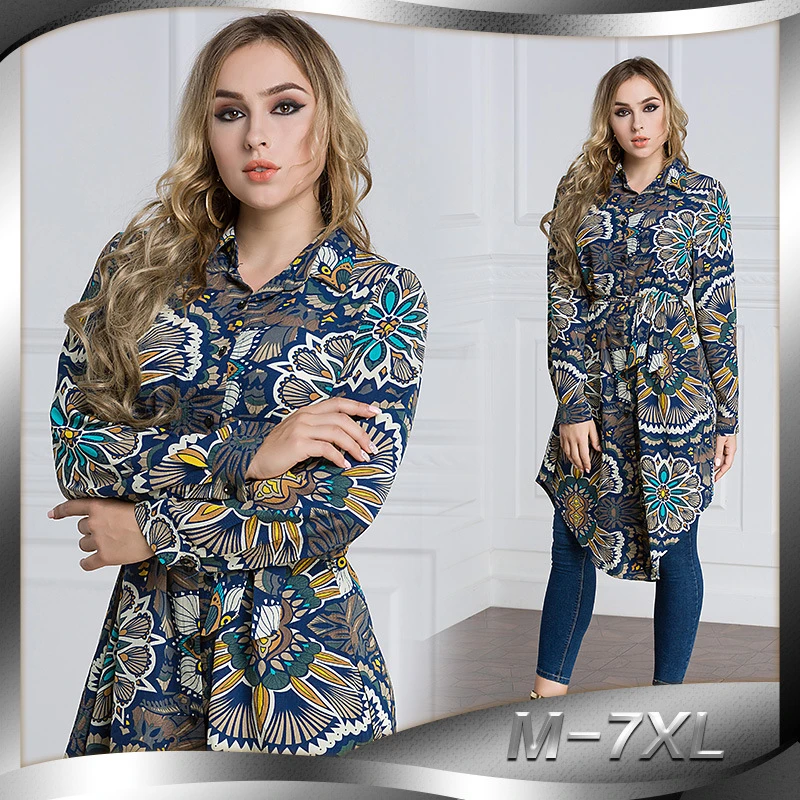 Mujeres musulmanes ropa casual blusa camisa manga larga más tamaño blusa marroquí kaftanturkish túnica Mujer size blouses|blouses pluscasual - AliExpress