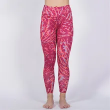 Новая женская одежда для занятий йогой, 3D цифровая печать, уличные легинсы для фитнеса, Эластичные Обтягивающие беговые штаны
