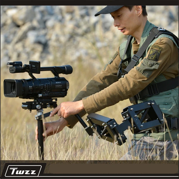 US $475.00 Twzz HandheldVest Type Dual Purpose Stabilizer Monopod DSLR Stabilizer Steadycam System Shoulder