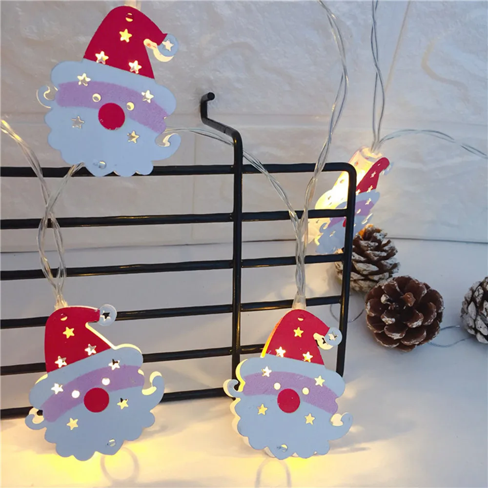 Свет Санта Фея Строка Light Xmas вечерние Рождественский подарок домашние