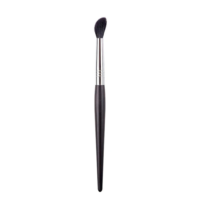 G069 Professional Handmade Makeup Brushes Soft Sokouhou Goat Hair Angled Eye Shadow Blending Brush Ebony Handle Make Up | Красота и