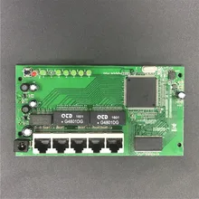 OEM 5-портовый гигабитный маршрутизатор модуль 10/100/1000 M Распределительная коробка 5-порт mini маршрутизатор модули OEM проводной маршрутизатор модуль PCBA с RJ45