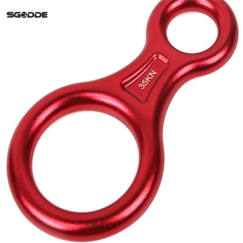 SGODDE في الهواء الطلق أداة إمدادات 35KN 8-حلقة سبائك الألومنيوم تسلق الصخور العصي الحبال قفل السليل التخييم التنزه اكسسوارات SGODDE في الهواء الطلق أداة إمدادات 35KN 8-حلقة سبائك الألومنيوم تسلق الصخور العصي الحبال قفل السليل التخييم التنزه اكسسوارات