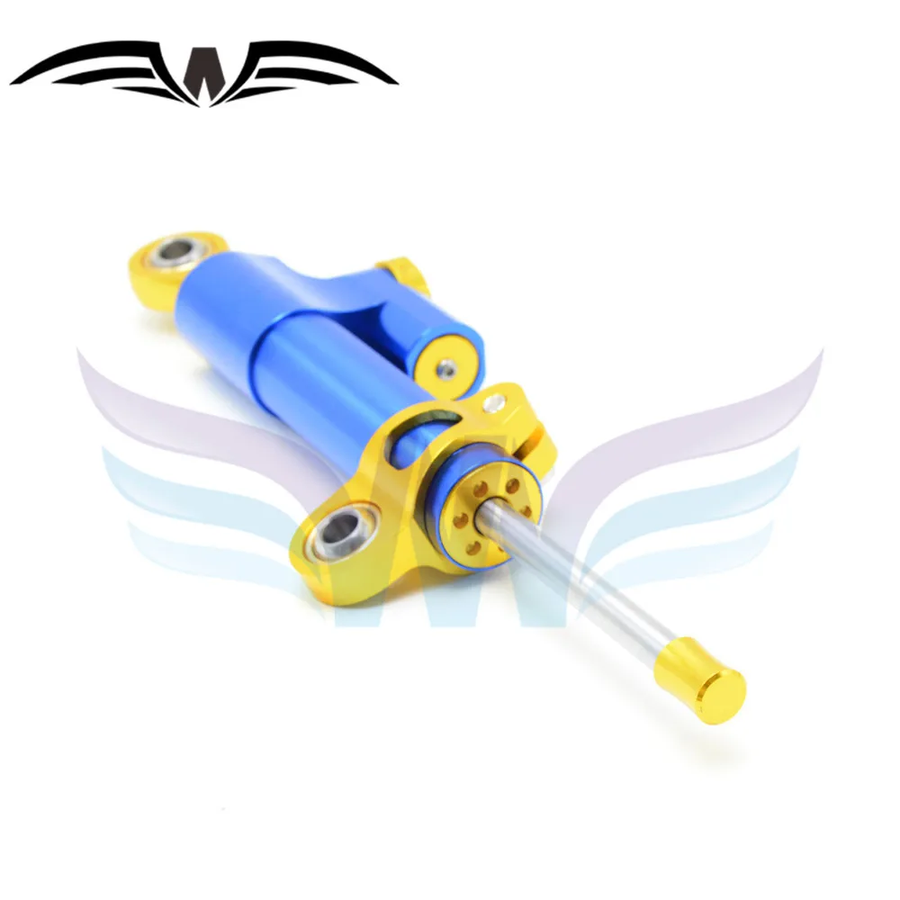 ФОТО new products motorcycle accessories cnc Aluminum steering damper blue color motorcycle steering damper For BMW S1000RR HP4