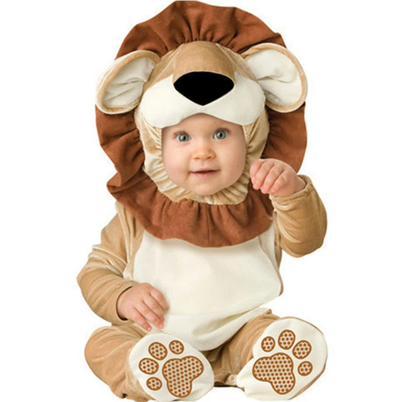 Lovely Animal Outfit for BabygrowInfant Boys Girls Baby Fancy Dress Cosplay Costume Toddler Lion/Dog/Elephant/Tiger Lovely Animal Outfit for BabygrowInfant Boys Girls Baby Fancy Dress Cosplay Costume Toddler Lion/Dog/Elephant/Tiger