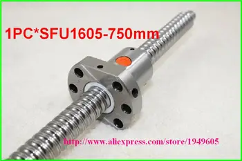 

SFU1605 set = 1pcs sfu 1605 Ball Screw - L750mm + 1 SFU1605 BallScrew BallNut for cnc