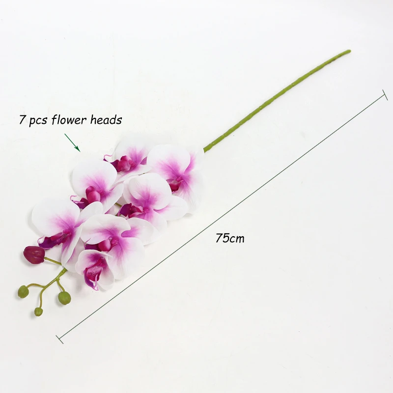 Artificial Orchid Flowers Real Touch Artificial Butterfly Orchid flores artificiales Wedding decoration home Festival Decoration (5)