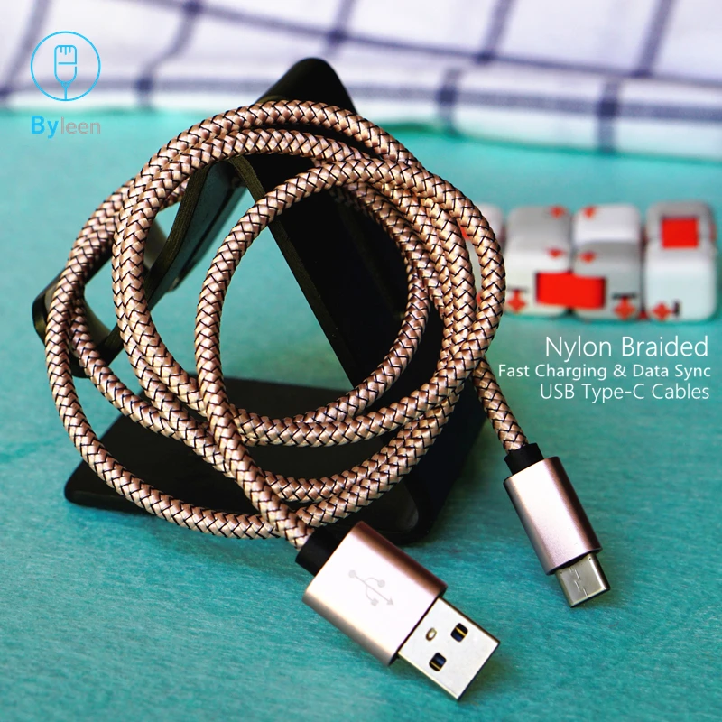 

Byleen Mobile Phone Line For Samsung galaxy S 8 note 9 Huawei P20 lite Honor 8 9 10 ZUk Z2 Pro Short 1M 2M Type C Fast Charger