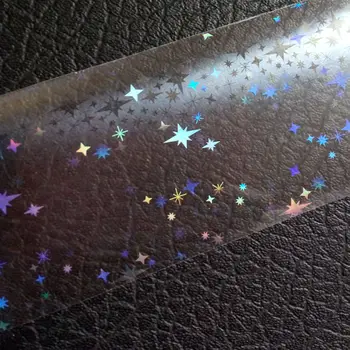 

Wholesale Transfer Foil Clear Laser Nail Stickers Holo Star Snowflake Broken Glass Full Cover Nail Sticker 120m*8cm