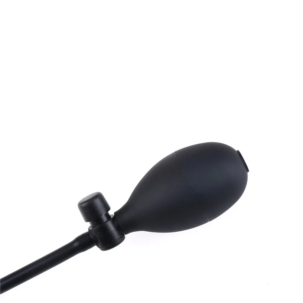 Black Silicone Inflatable Air Bag Backyard Massager Passionate Party Favor party toys