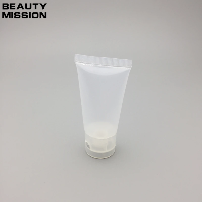 

30ml empty clear lotion plastic soft tube for cosmetic skin care cream packaging,30g squeeze container bottles with flip cap