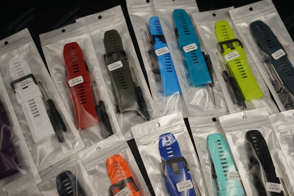Premium Silicone Watch Bands - QuickFit 26mm/22mm - Durable & Stylish Replacement Bands