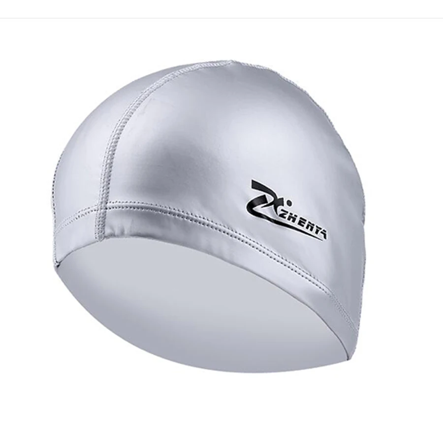 New Swimming Caps Elastic Waterproof Nylon Protect Ears Long Hair Sports Swim Pool Hat Swimming