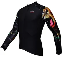 Паладин "Gypsy Лев" мужская с длинным рукавом Велоспорт Джерси велосипед рубашка Велосипедная форма