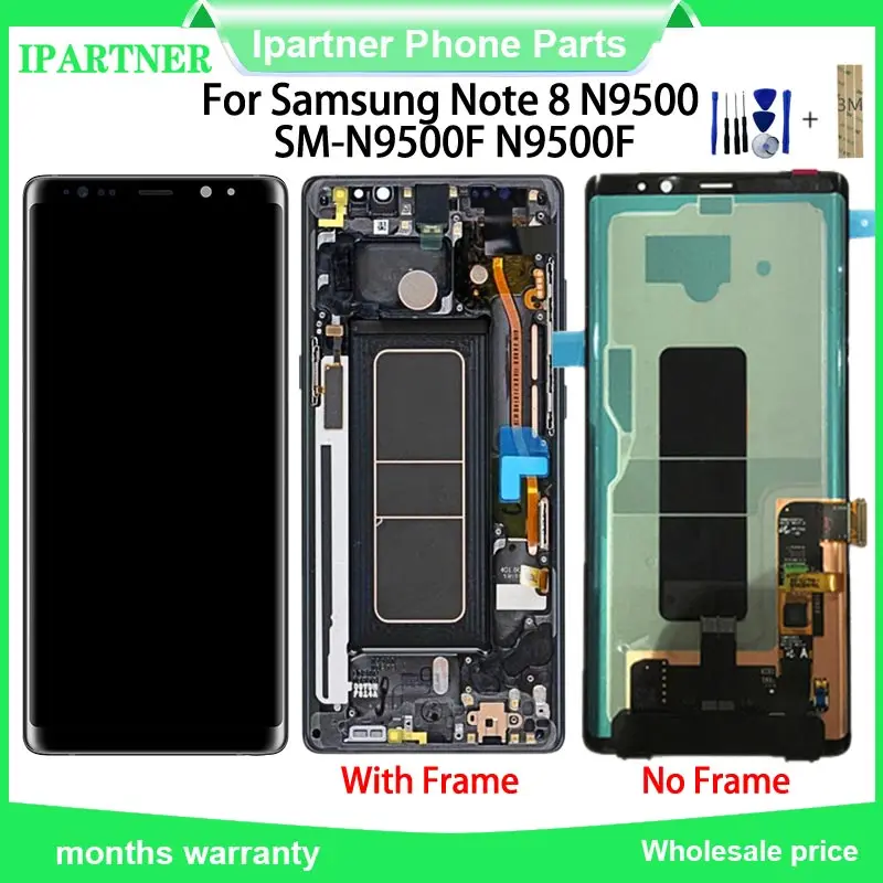 100% тестовый дисплей для Samsung Galaxy Note 8 Note8 N950 N950F N9500 ЖК-сенсорный экран дигитайзер