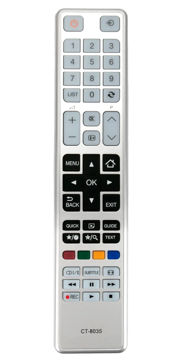 

New TV remote control CT-8035 CT8035 (=CT-8040 CT8040 CT-8041 CT8041 CT-8054 CT8054) fits for Toshiba TV 40L5443DG, 48L3433DG