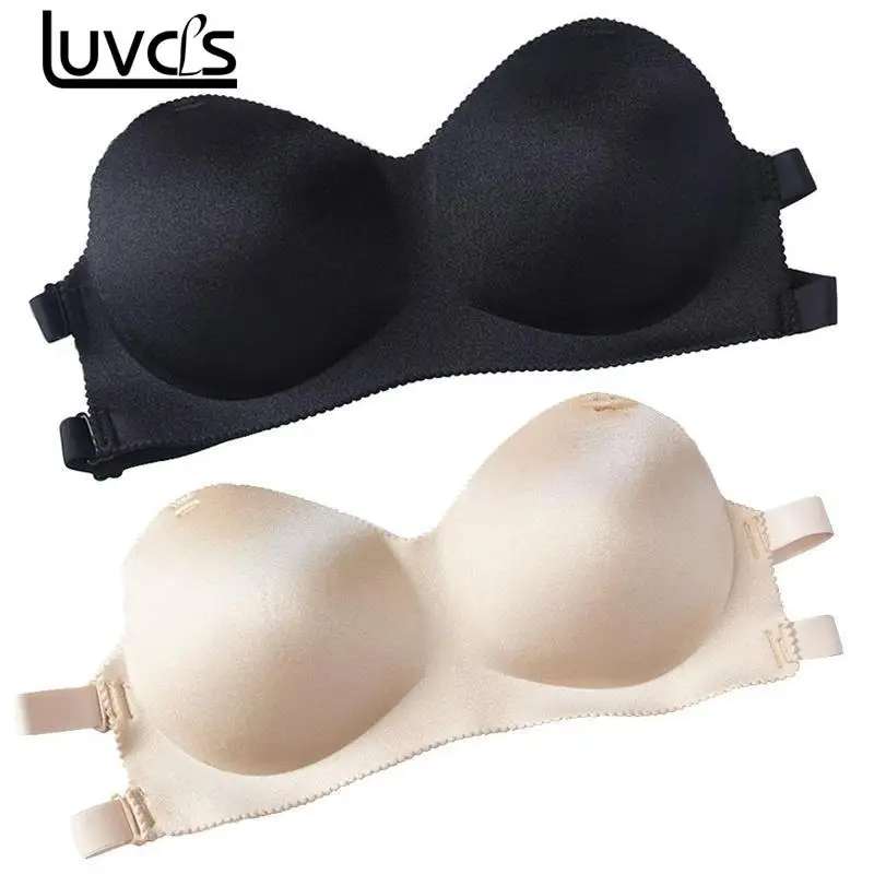 

Fashion Bra Seamless Wire Free Strapless Bras Breathable Solid Sexy Lingerie Wedding Cozy Invisible Bras Women Summer Tank Tops