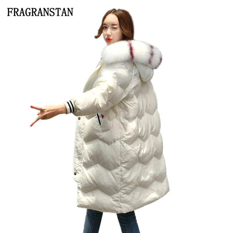 Winter Jacket Women New Parka Real Fur Natural Down
