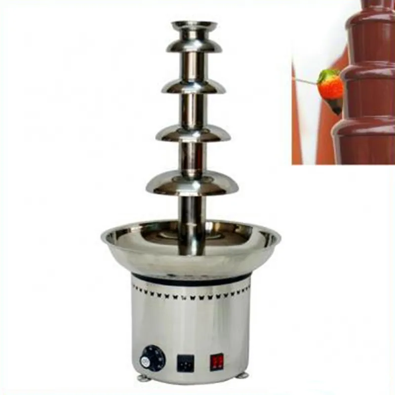 Mini electric chocolate fountain machine 5 tiers ZFin Chocolate