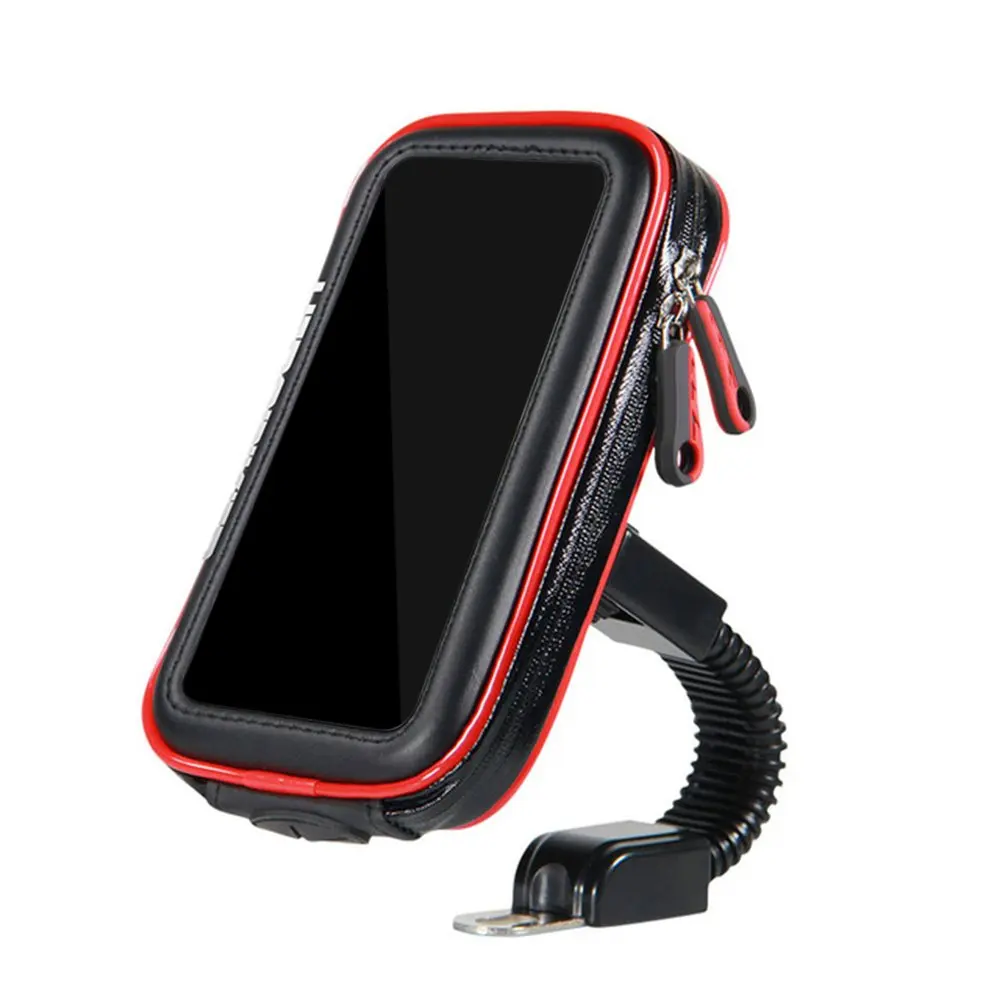 

Universal 2018 Waterproof Motorcycle Bike Scooter Mobile Phone Holder Bag Phone Support Stand Case for Smartphones