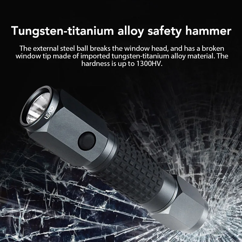  Original Xiaomi youpin Portable Safety Hammer With LED Flash Light Multi-Function Car Safety Outdoo