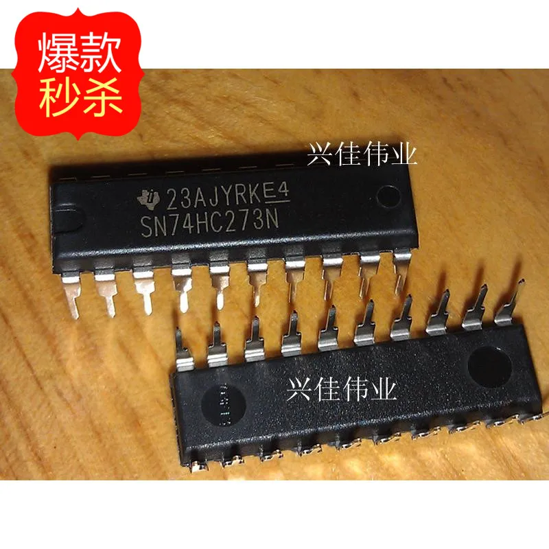 

10PCS New original authentic 74HC273 SN74HC273N DIP20 logic chips TI