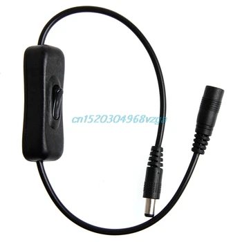 

Switch Male to Female Extension Cable Cord With On/Off N DC Power Plug 5.5x2.1mm #H028#