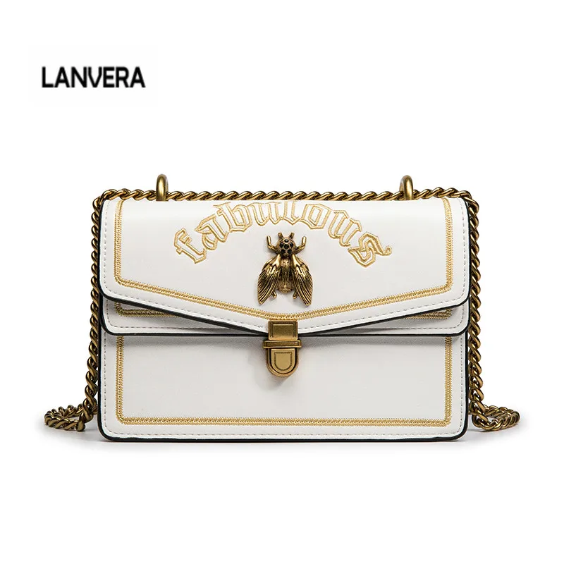 

Designer Brand Bee Jewelry Luxury Handbag Women Bag Gold Chain Shoulder Bag Female Crossbody Bag for Women 2018 louis gg bag Sac