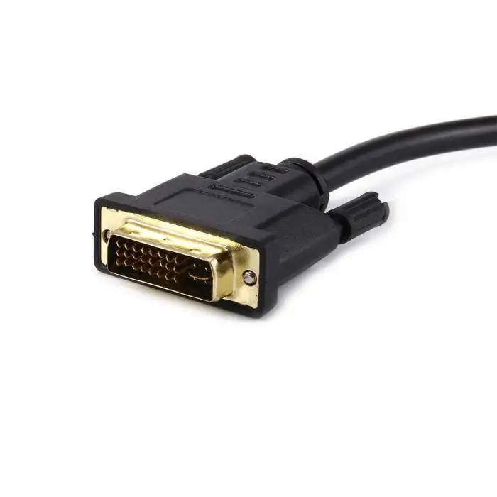 Высококачественный 0,2 м DVI мужской VGA Женский адаптер кабель от ноутбука PC хост видеокарта для монитора дисплея