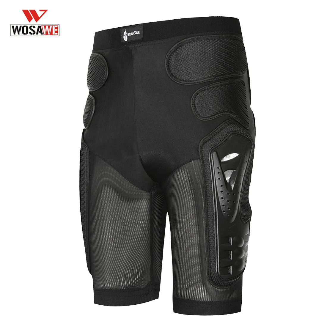 WOSAWE Motorcycle Shorts Biker Shorts Motocross Pants MTB Moto Protection Protective Gear Hip Pad Snowboarding Motocicleta