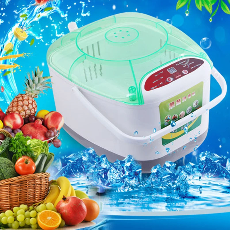 

220V Household Fruit and Vegetable Disinfection Machine Automatic Ozone Washing Machine Decomposition Pesticide Sterilization