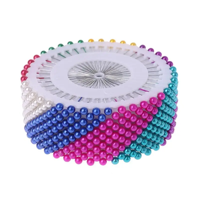 

480Pcs/Set Sewing Pins Colorful Round Pearl Straight Head Pins Localization Needle Weddings Accessories